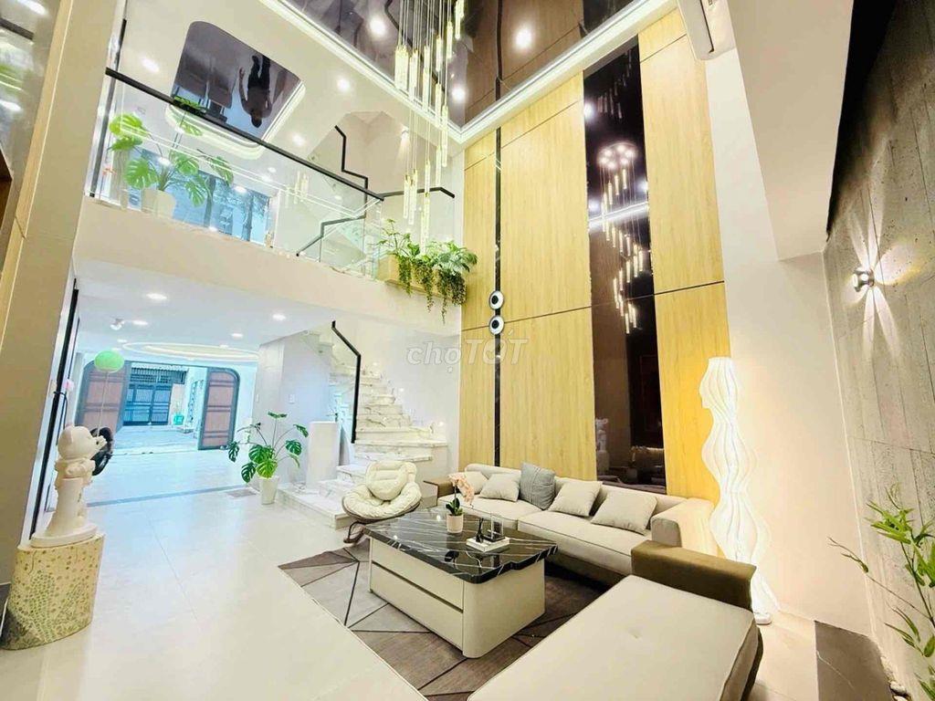 nhà 4 tầng. 65m2. ngang 4.5m. 4pn. Huỳnh Văn nghệ. gò vấp