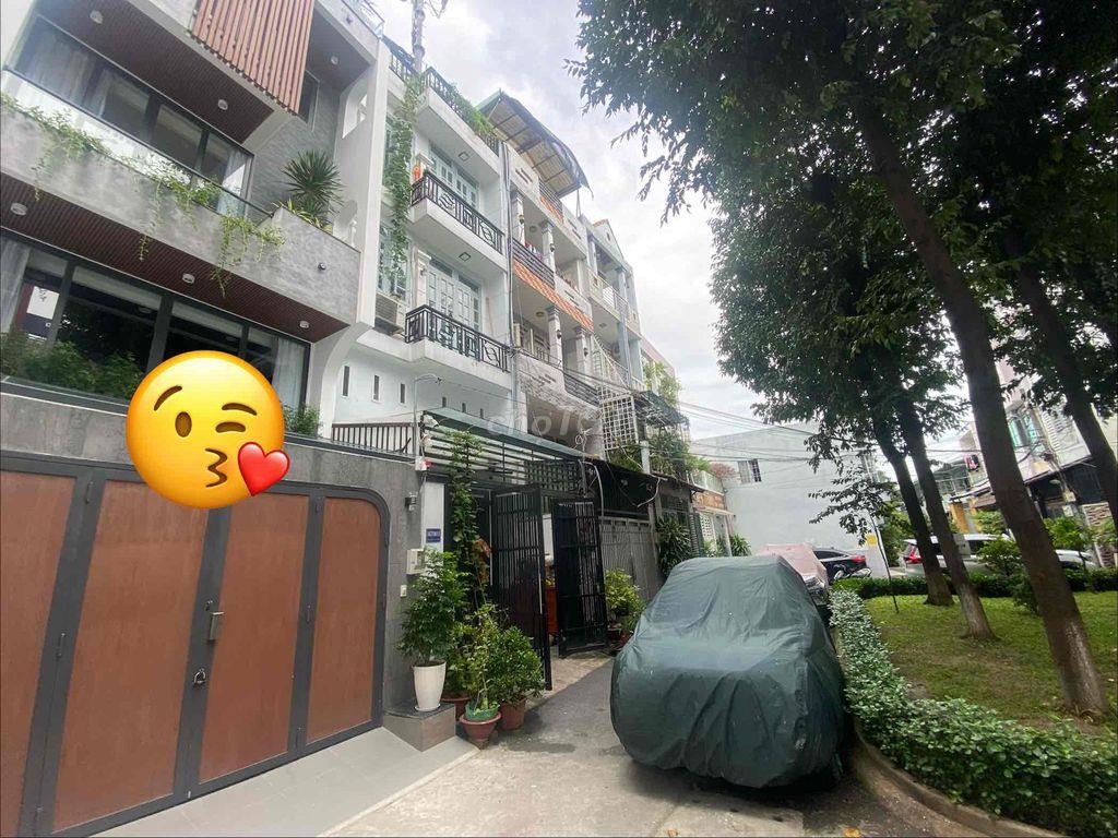 nhà 4 tầng. 65m2. ngang 4.5m. 4pn. Huỳnh Văn nghệ. gò vấp