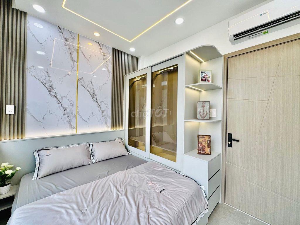 Đường Số 2 Hạnh Thông, 3 tầng 3PN, ô tô nhỏ tới nhà, full nội thất