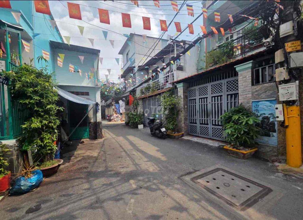 XE HƠI ĐẬU CỬA, QUAY ĐẦU, HẺM THẲNG 1 TRỤC - KHU DÂN TRÍ - NGANG 5M