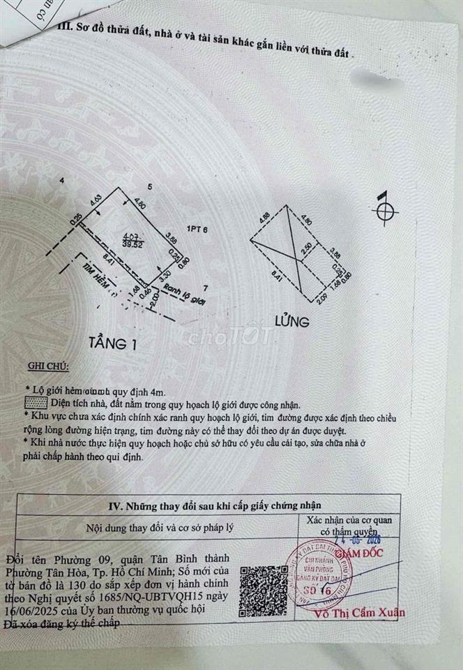 NHÀ TÂN BÌNH - GIÁP Q10- ĐH BÁCH KHOA