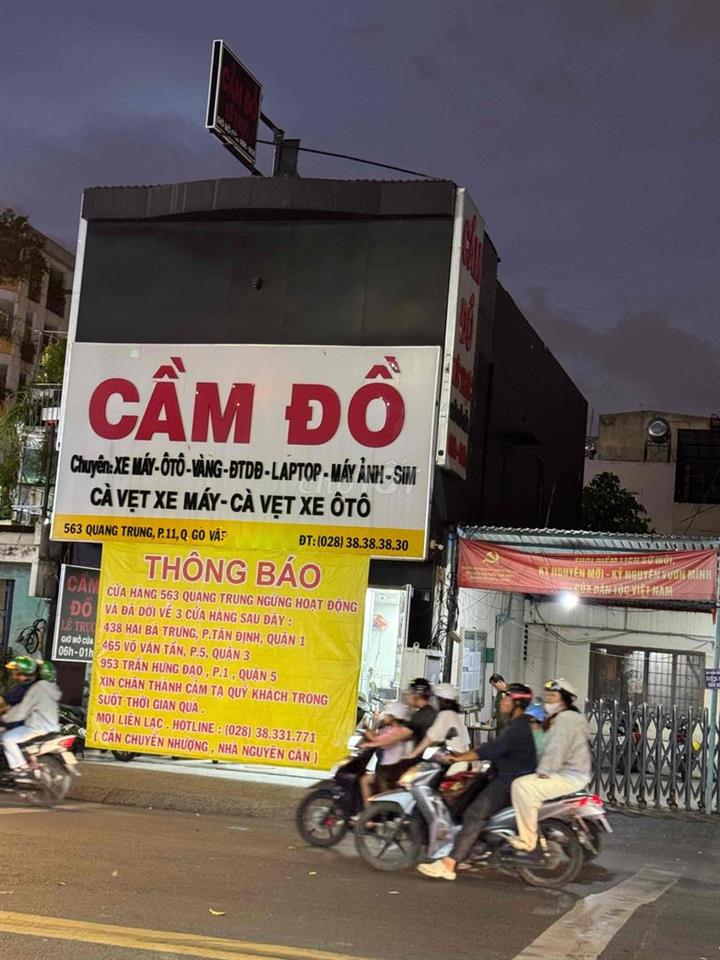[Bán ] Nhà mặt tiền Quang Trung gốc ngã tư khu sung túc nhộn nhịp