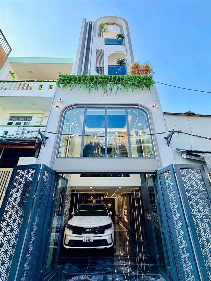 NHÀ PHỐ LUXURY XÂY MỚI 5 TẦNG 65M2  - HẺM XE TẢI 1 TRỤC - THANG MÁY