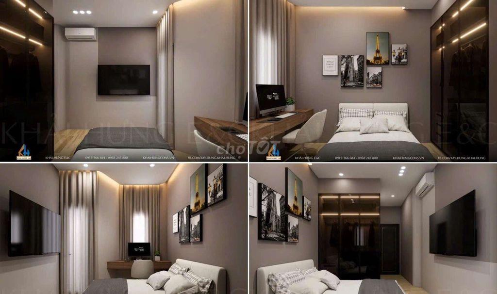 Nhà mới, đẹp, giá rẻ. Trệt, 2 lầu. Thạnh Xuân 22, Thới An, Tphcm