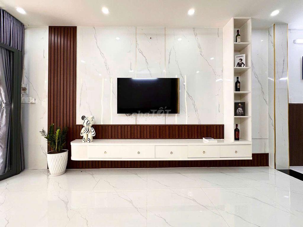 Nhà trệt, 2 lầu, khu dân cư, hẻm oto thông. Tô Ngọc Vân, Thới An,Tphcm
