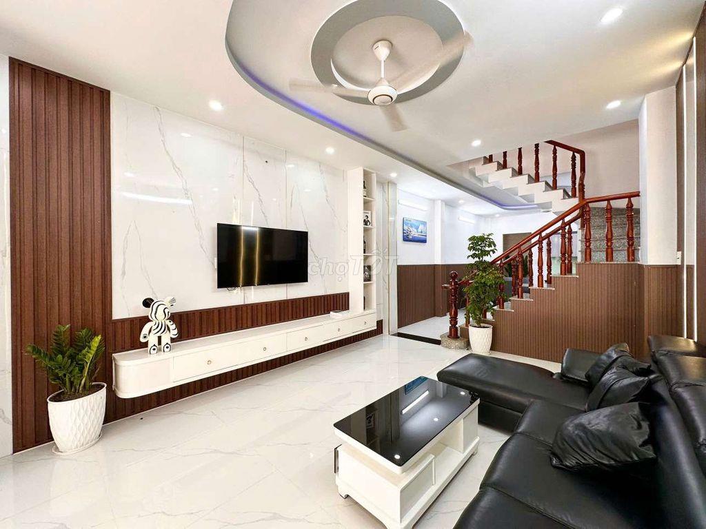 Nhà trệt, 2 lầu, khu dân cư, hẻm oto thông. Tô Ngọc Vân, Thới An,Tphcm