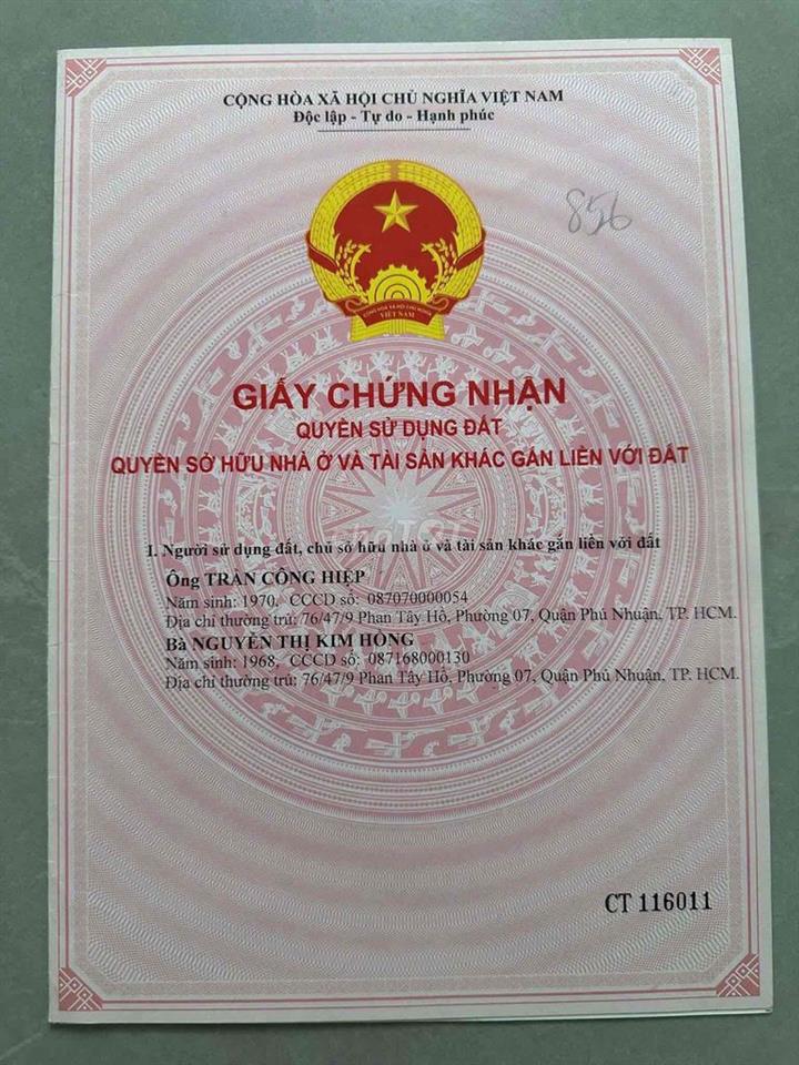 BÁN HXH LÊ LAI, P.3, GÒ VẤP – 42,3M², 1 TRỆT 1 LỬNG 2 LẦU – GIÁ 7,9 TỶ