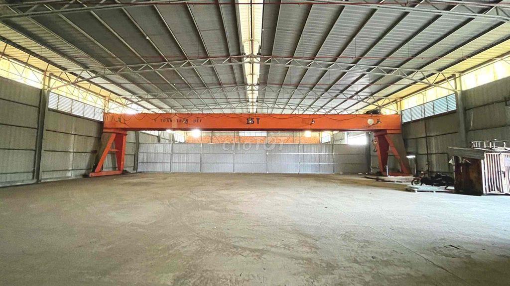 CHO THUÊ XƯỞNG CÓ SẴNG CẨU TRỤC 15 tấn , PCCC TỰ ĐÔNG TẠI LINH TRUNG