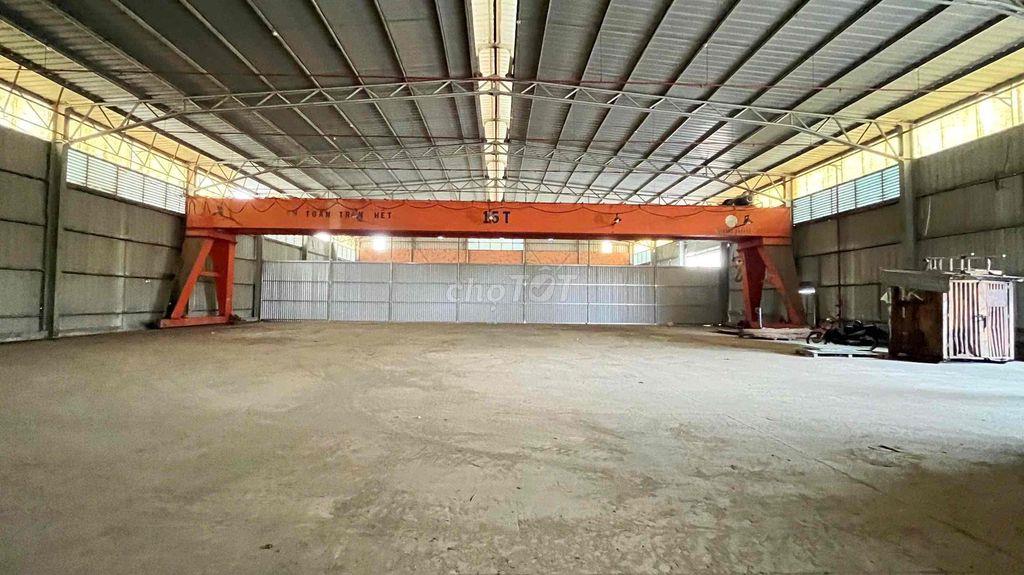 CHO THUÊ XƯỞNG CÓ SẴNG CẨU TRỤC 15 tấn , PCCC TỰ ĐÔNG TẠI LINH TRUNG