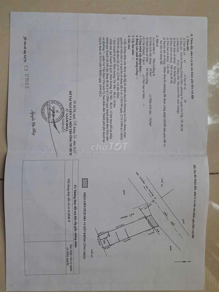 Bán Nhà Hẻm 5 Mét