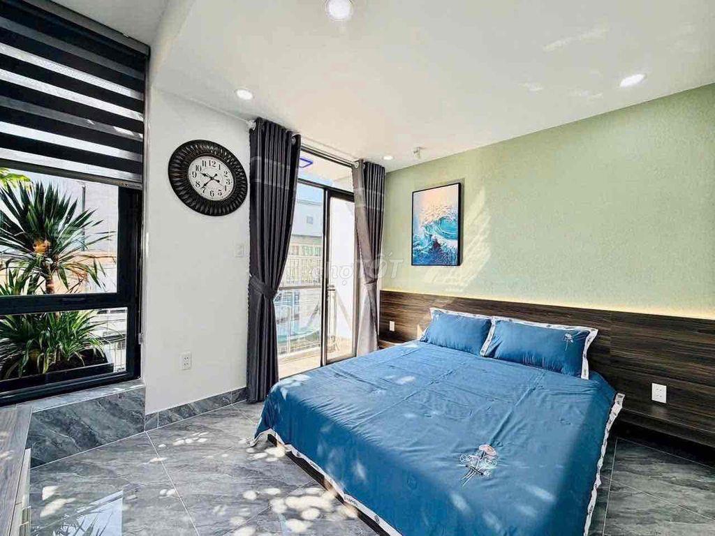 Nhà full nội thất cao cấp có phòng ngủ dưới trệt hxh ngay p16