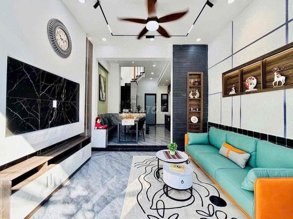 Nhà full nội thất cao cấp có phòng ngủ dưới trệt hxh ngay p16