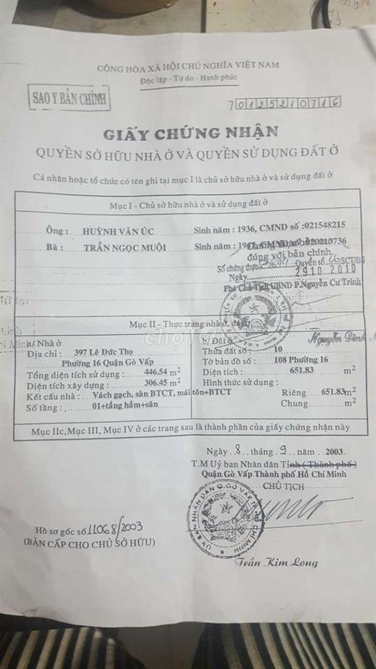 Cần bán nhà mặt tiền