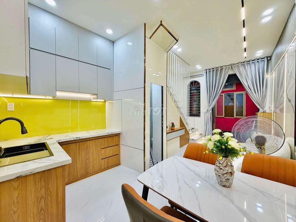 nhà hẻm 502 Thống Nhất, 3,3x7m, 1 lầu mới đẹp, 2pn, full nội thất