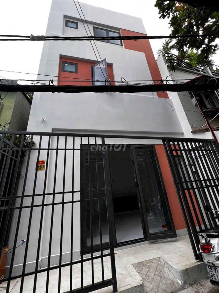 nhà hẻm xe hơi Quang Trung p10, 6x6m, 2 lầu, 3pn, 3wc