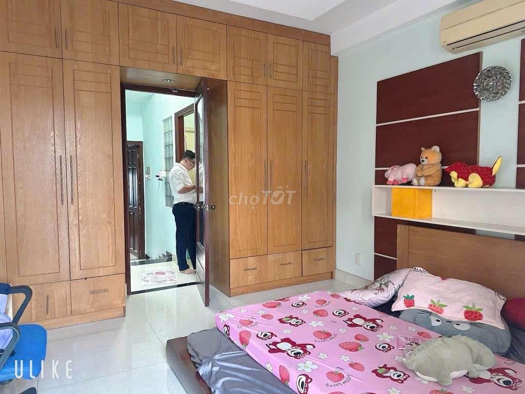 nhà hẻm xe hơi Lê Văn Thọ, p11, 4x16m, 3 lầu, 4pn
