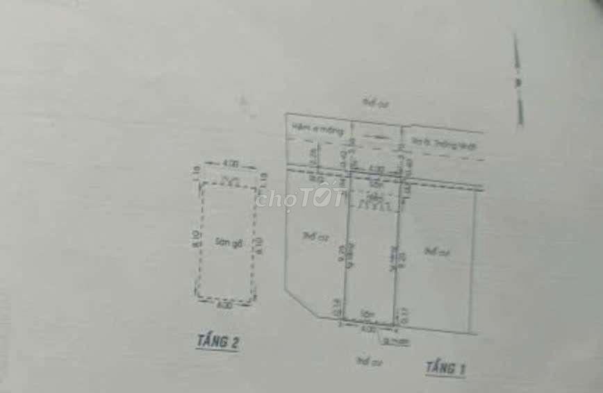 nhà hẻm xe hơi Thống Nhất - Nguyễn Văn Lượng - ngang đẹp 4m 