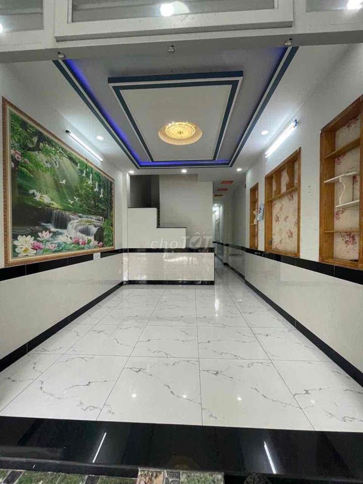 cho thuê nhà 1 trệt , 3 lầu dt 4x25 , giá thuê  22tr