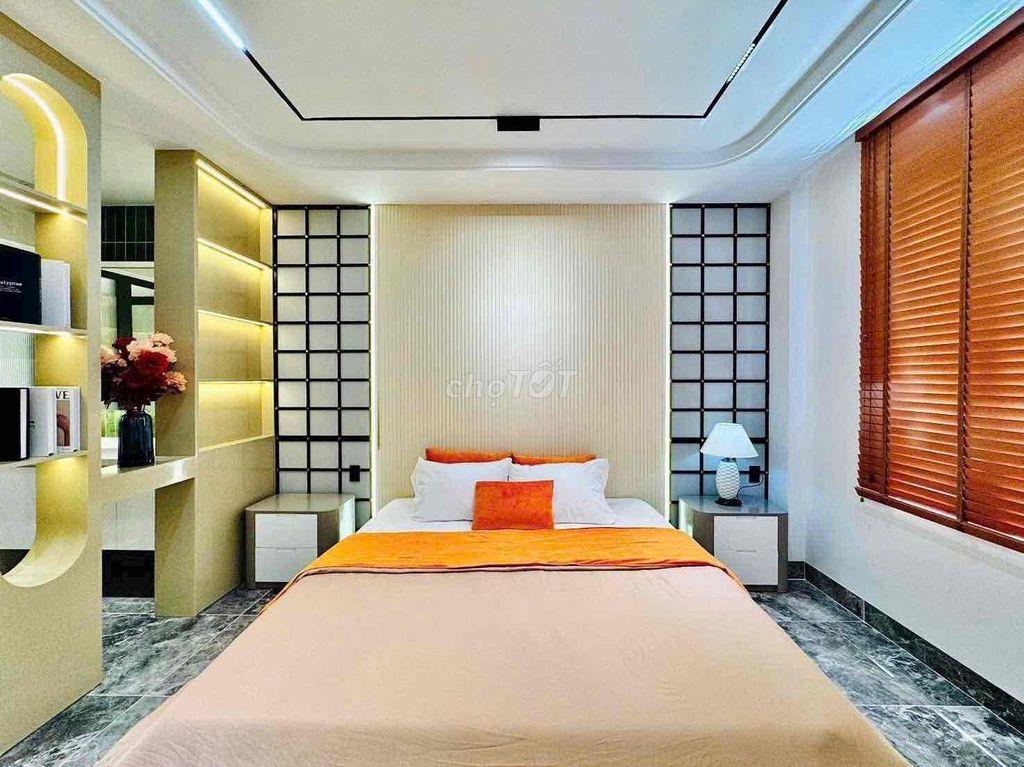 CHO THUÊ NHÀ NGUYÊN CĂN CÓ THANG MÁY FULL NỘI THẤT PHẠM VĂN CHIÊU P9