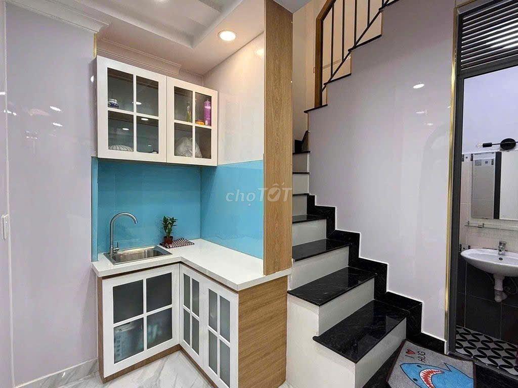 Cho Thuê Nhà Phan Văn Trị - Bình Thạnh, 1T 2L ST, 2PN 3WC, Full NT