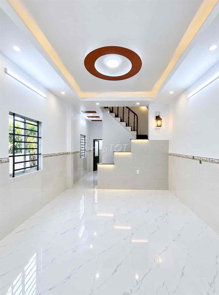 Cho Thuê Nhà DT 4x16m 1Trệt 1Lửng 3Pn 2Wc Sân Xe Máy Hẻm Ôtô