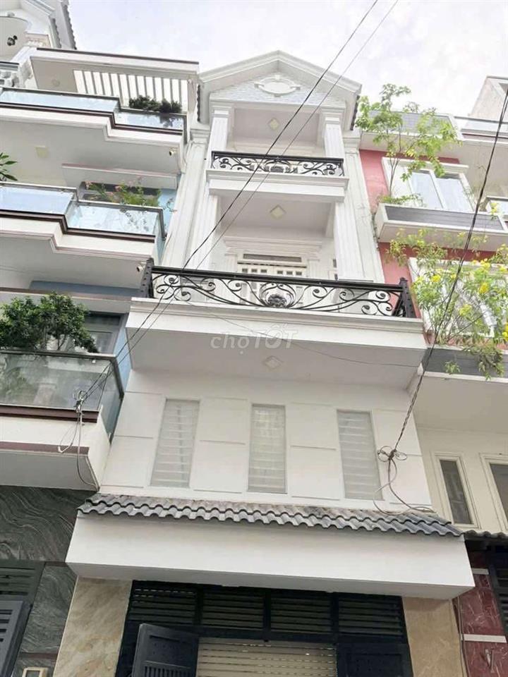 hẻm 6m thông 4 tầng ô tô vào nhà 4pn hợp vp cty, khu nhà lầu 