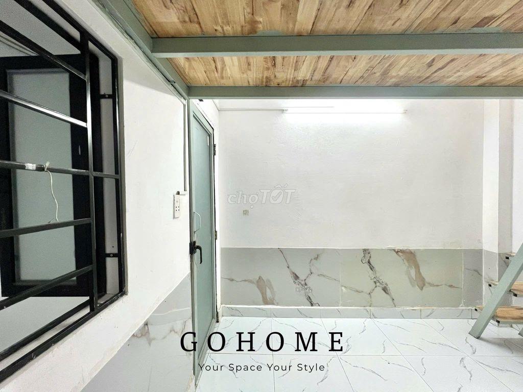 Phòng cho thuê mới có sẵn máy lạnh kệ bếp giá rẻ gần VLU IUH tầng trệt