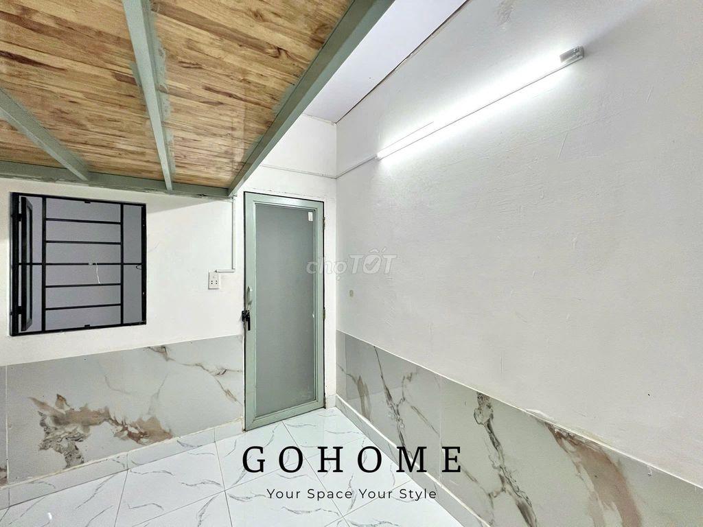 Phòng cho thuê mới có sẵn máy lạnh kệ bếp giá rẻ gần VLU IUH tầng trệt