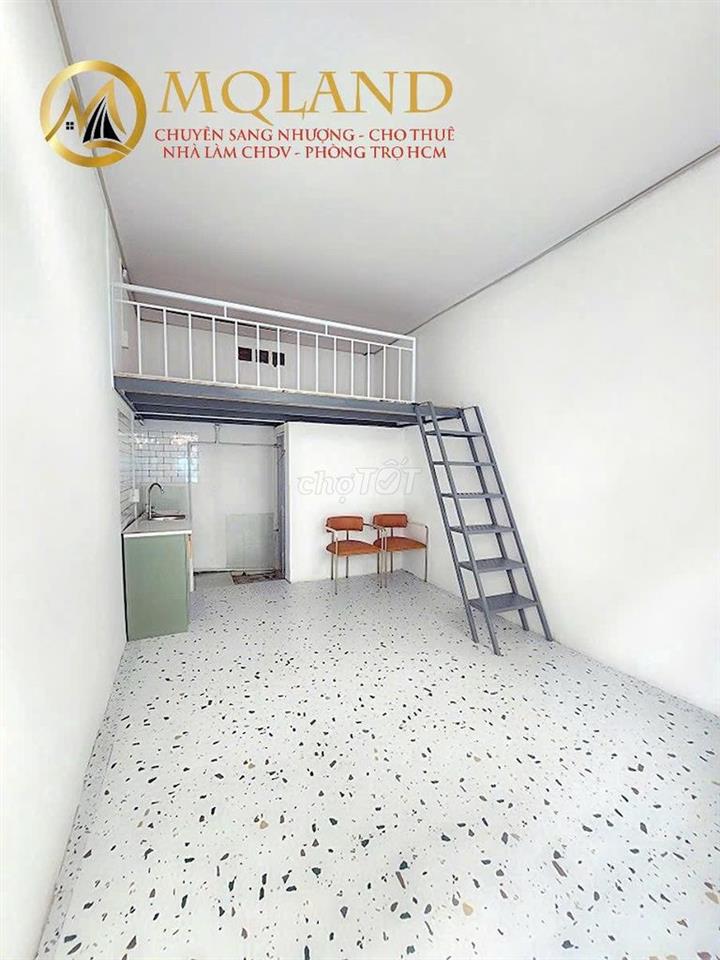 duplex cho thuê rộng rãi gác cao thoáng cửa sổ trời