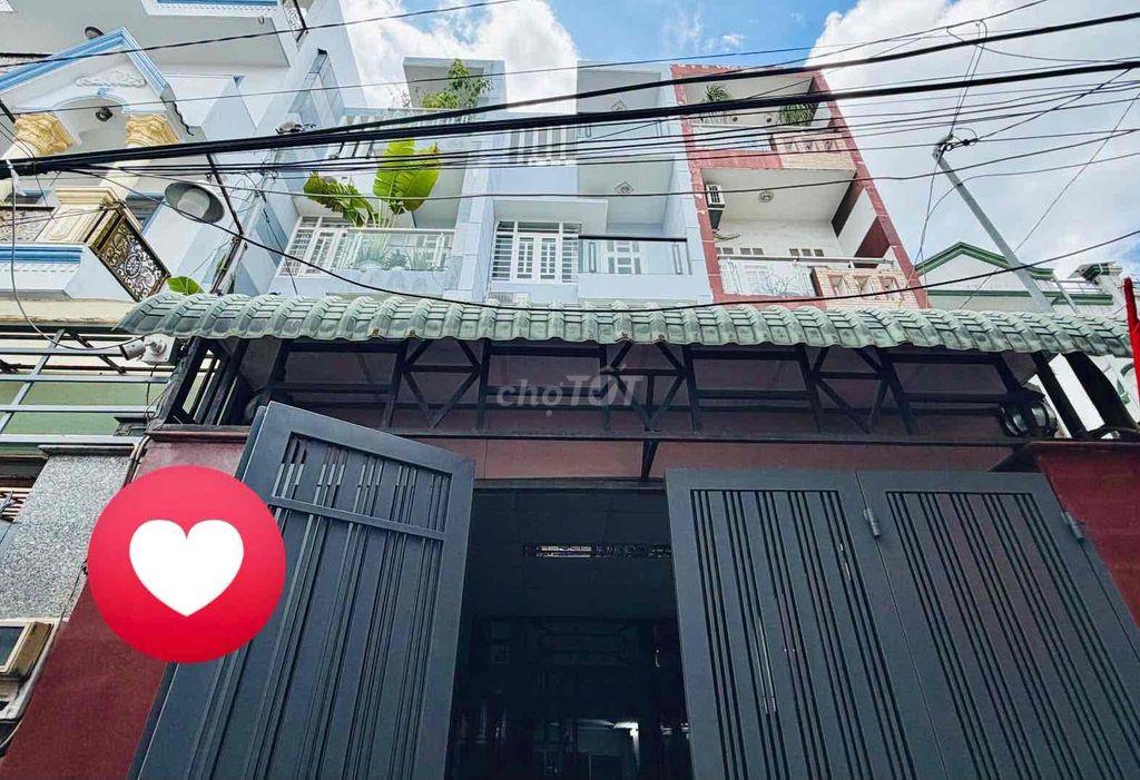 Nhà Mới HXH Thông đg PVC P8: 4x20m, 3 lầu, 4pn, 5wc