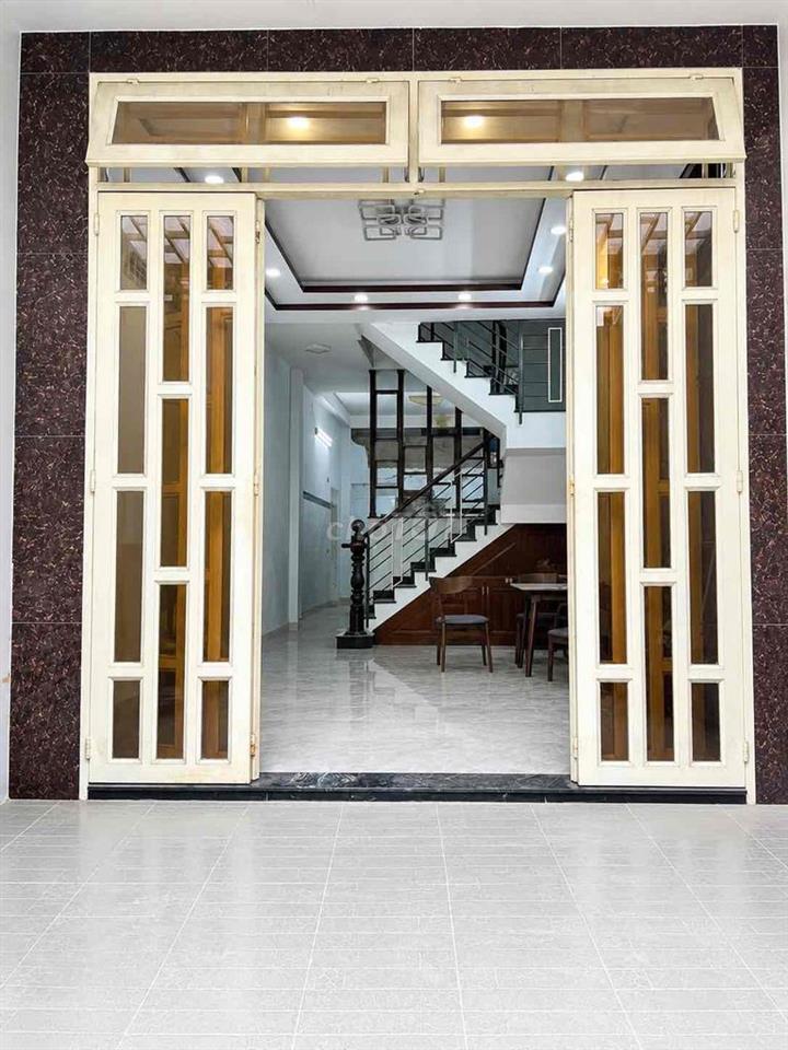 Nhà Mới Hẻm Xe Hơi Thông đg Ng Tư Giản P12: 4x15m, 3 lầu, 5PN