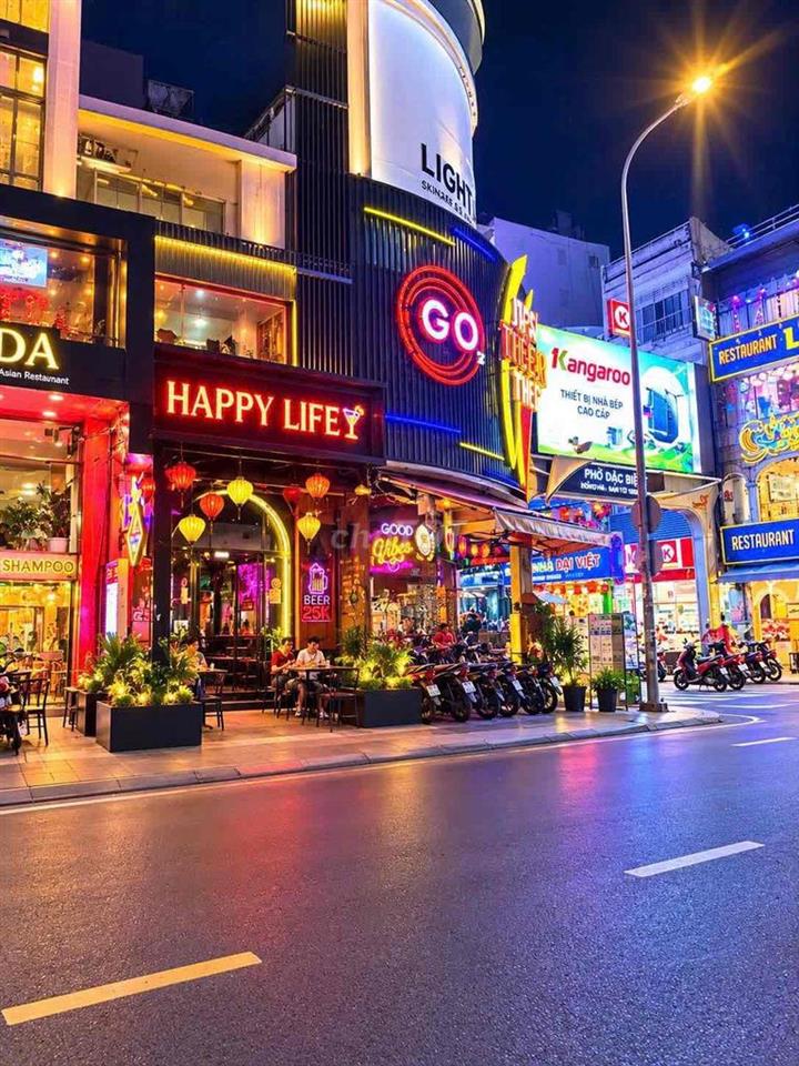 Cho thuê nhà góc  Bùi viện  4x25 trệt 2 lầu