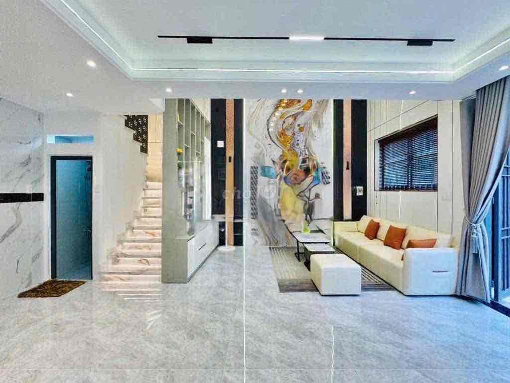 cho thuê nhà 163 nguyễn duy cung (6,5x7) lửng , 3 lầu , 3pn 4wc
