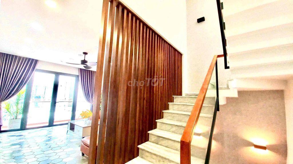 cho thuê nhà full nt phạm văn chiêu (4,5x17) trệt , 2 lầu , 4pn , 5wc