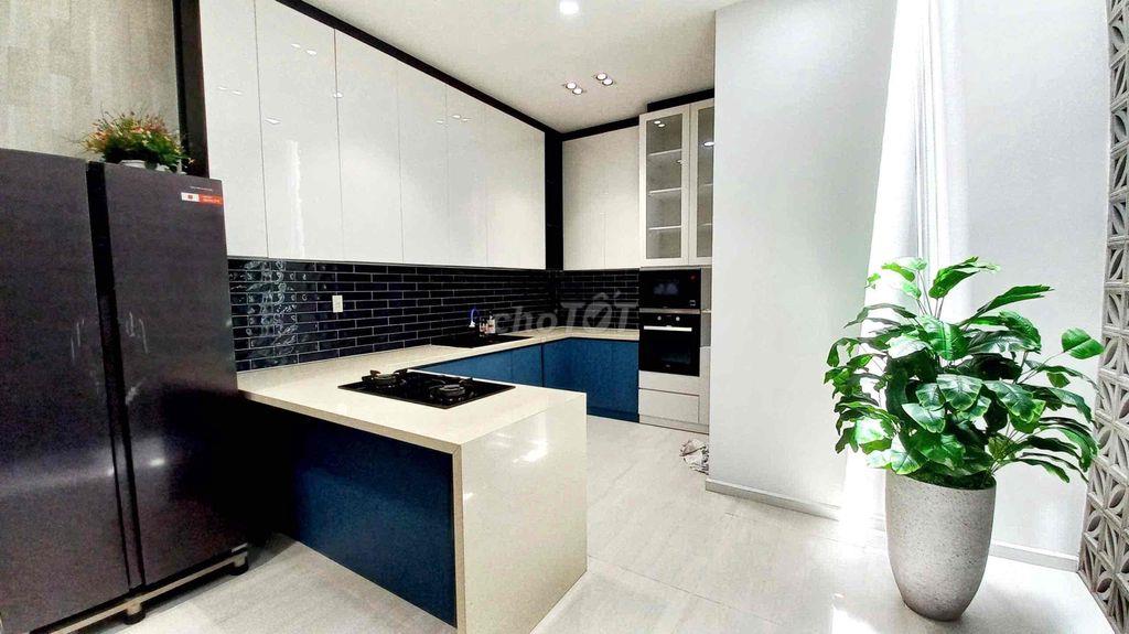 cho thuê nhà full nt phạm văn chiêu (4,5x17) trệt , 2 lầu , 4pn , 5wc