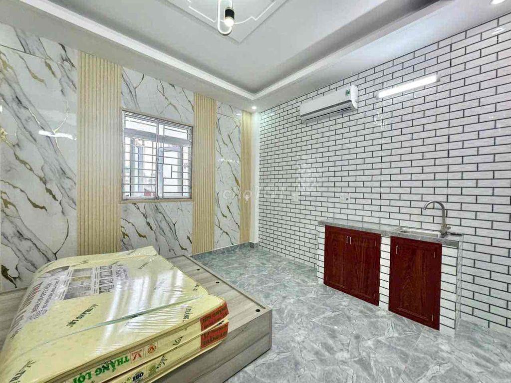 cho thuê nhà đường số 59 ( 4x16) 4 lầu , 9pn , 9wc full có thang máy