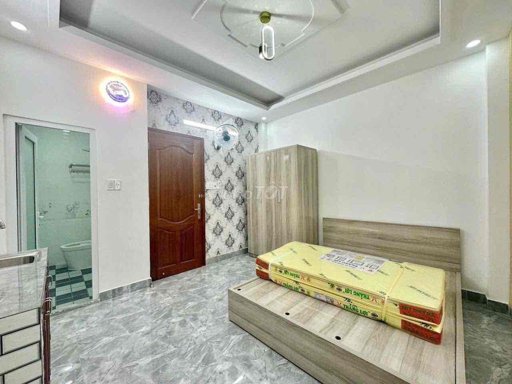 cho thuê nhà đường số 59 ( 4x16) 4 lầu , 9pn , 9wc full có thang máy