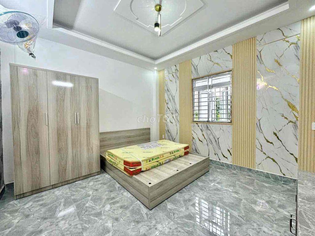 cho thuê nhà đường số 59 ( 4x16) 4 lầu , 9pn , 9wc full có thang máy