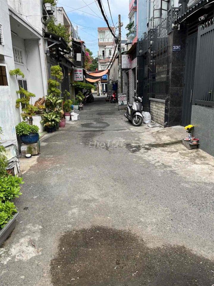 cho thuê nhà gò vấp nhà 1 tr 2 lầu sân thượng hẻm thông xe hơi