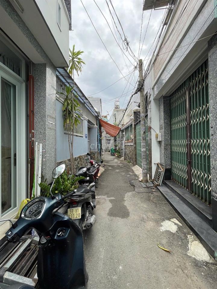 Cho thuê nhà mặt hẻm, 60m2 đường Thống Nhất hẻm thông tứ hướng