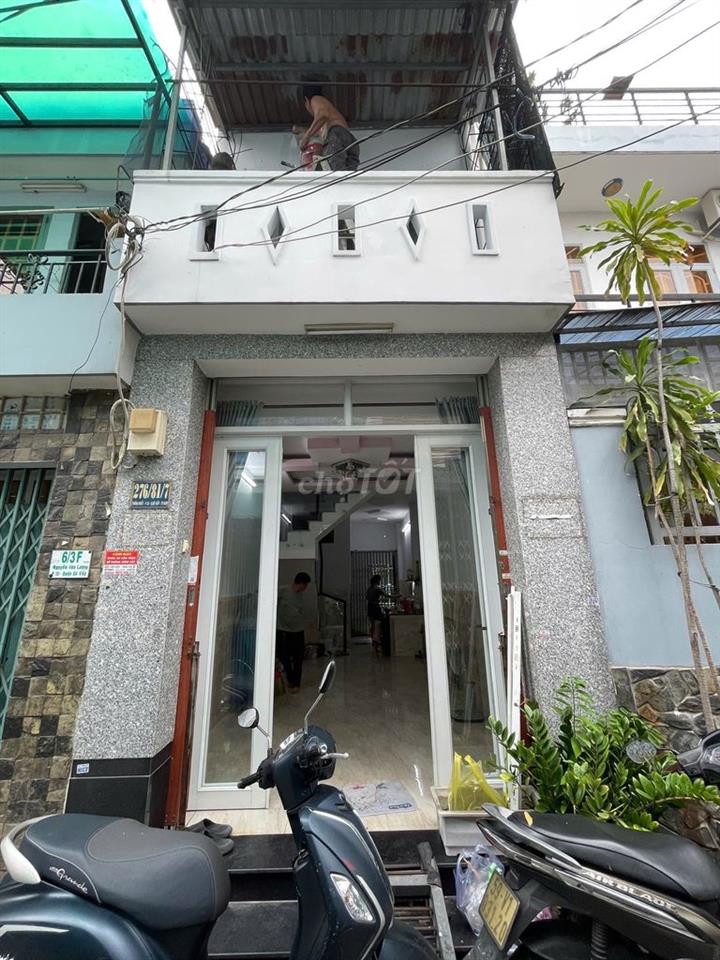 Cho thuê nhà mặt hẻm, 60m2 đường Thống Nhất hẻm thông tứ hướng