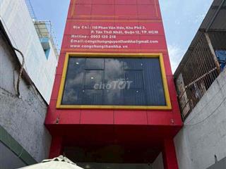 CHO THUÊ TOÀ NHÀ MẶT TIỀN PHAN VĂN HỚN GIÁ TỐT