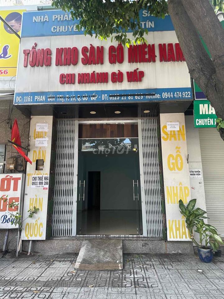 Chính chủ cho thuê nhà mặt tiền + 1 lầu đường Phan Văn Trị, phường 10