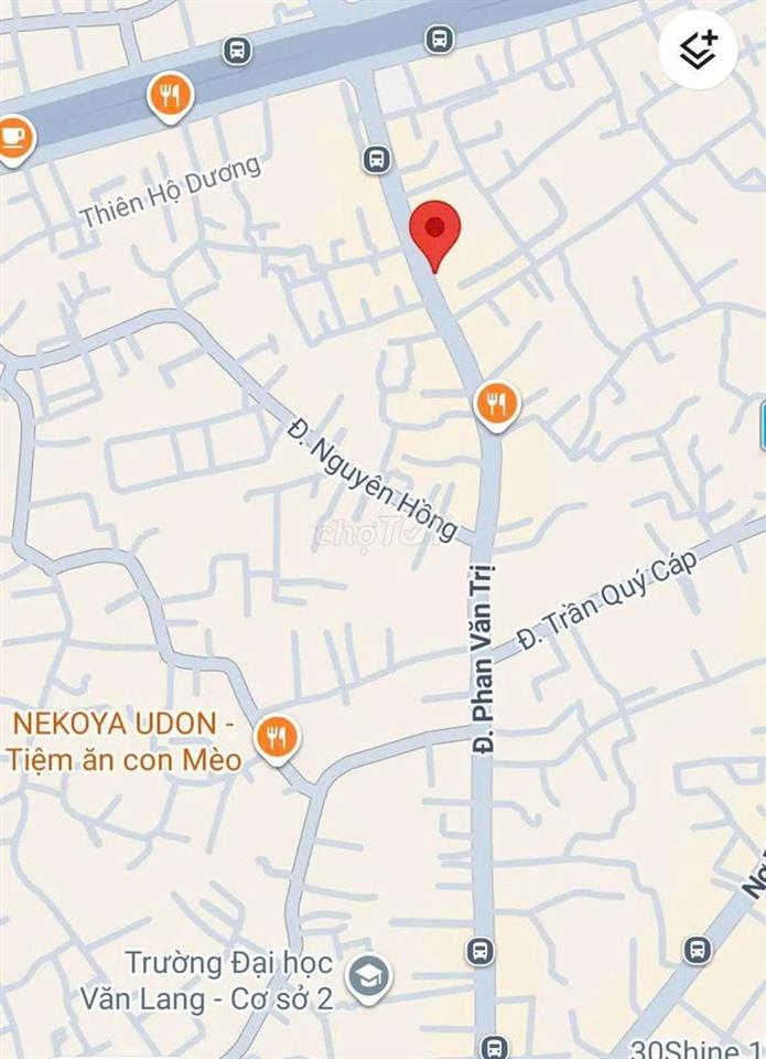 Gần ngã 4 Phan Văn Trị + P.V.Đ  MT 3 lầu Phan văn trị P.11 Bình Thạnh
