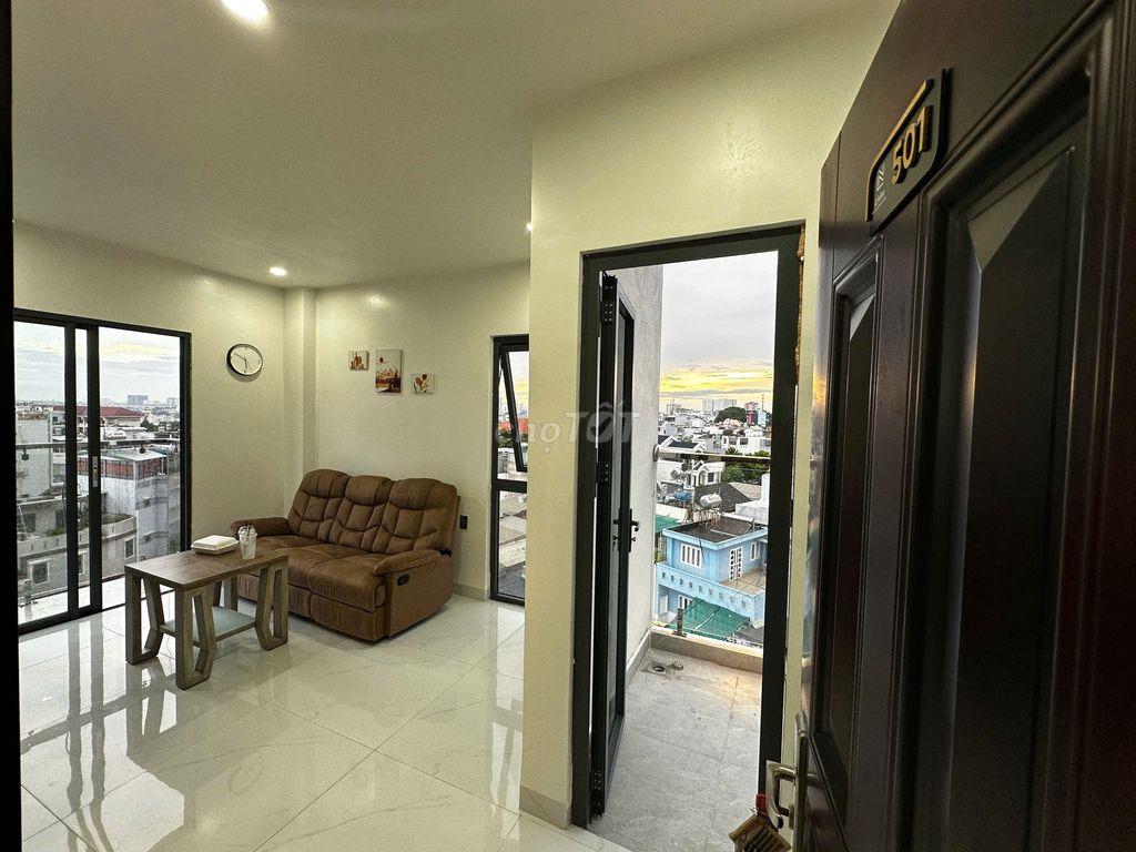 1 PHÒNG NGỦ VIEW ĐẸP , CAO CẤP , ĐẦY ĐỦ NỘI THẤT NGAY NGÃ TƯ THỦ ĐỨC 