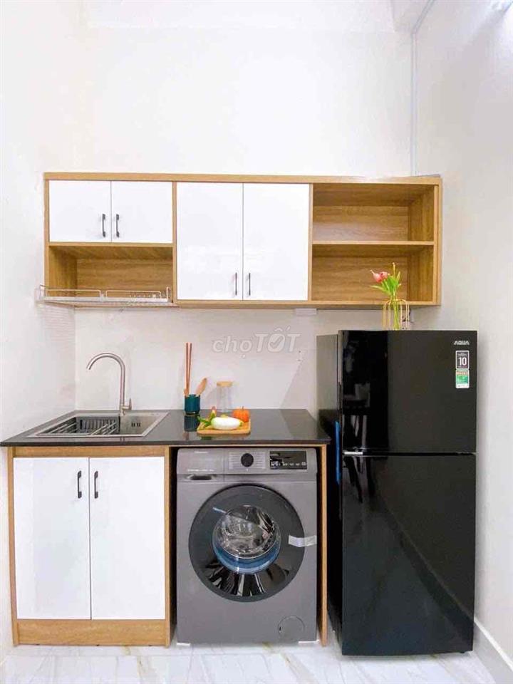 STUDIO 1 PHÒNG NGỦ TÁCH BẾP FULL NỘI THẤT CÓ BAN CÔNG 1P ĐẾN QUẬN 10
