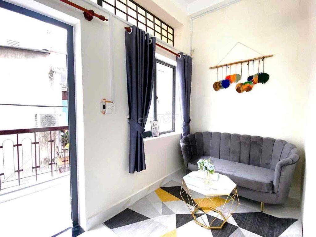 STUDIO 1 PHÒNG NGỦ TÁCH BẾP FULL NỘI THẤT CÓ BAN CÔNG 1P ĐẾN QUẬN 10