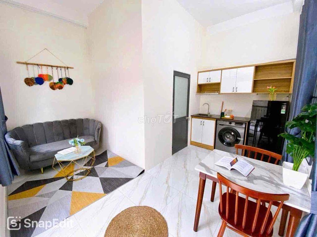 STUDIO 1 PHÒNG NGỦ TÁCH BẾP FULL NỘI THẤT CÓ BAN CÔNG 1P ĐẾN QUẬN 10