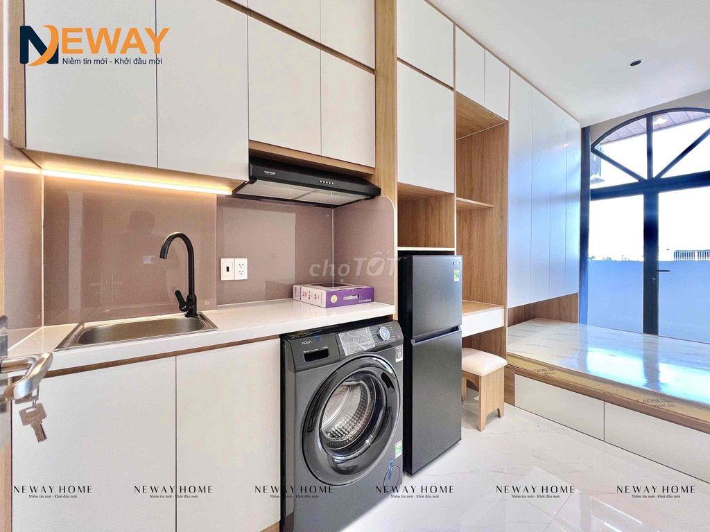CĂN HỘ DỊCH VỤ ĐẦY ĐỦ NỘI THẤT BAN CÔNG RỘNG GẦN EMART PHAN HUY ÍCH