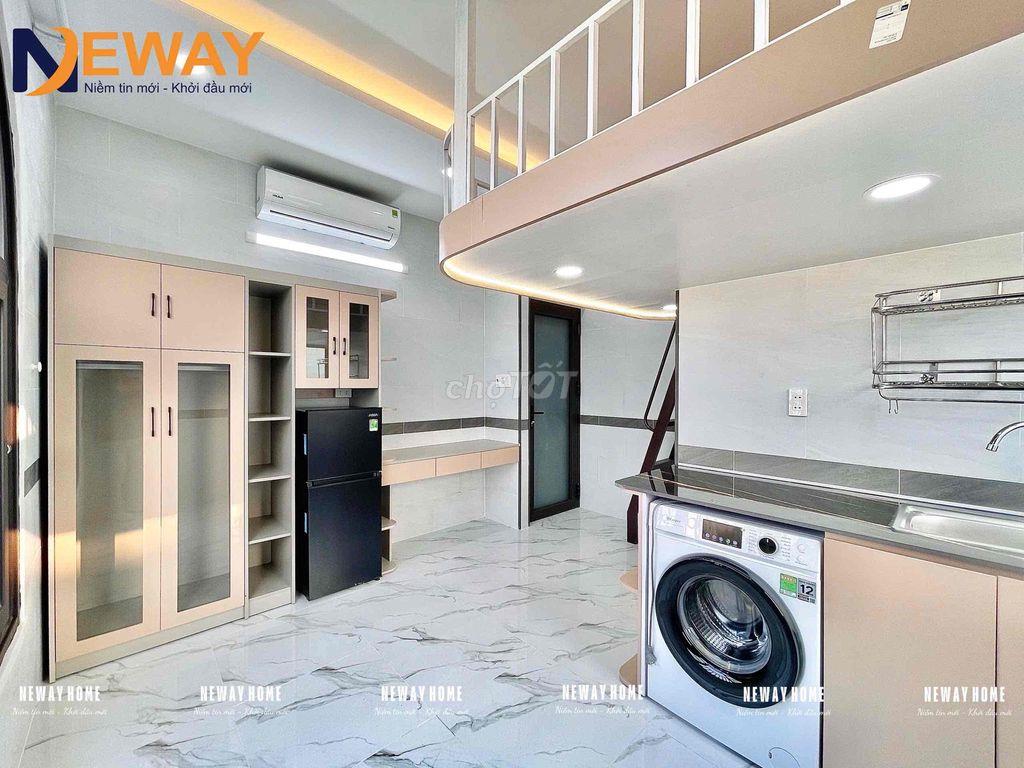 PHÒNG CÓ GÁC CÓ BAN CÔNG SẴN FULL NỘI THẤT - SIÊU BỰ - MÁY GIẶT RIÊNG